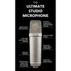 RODE Large-Diaphragm Cardioid Condenser Microphone (Black)