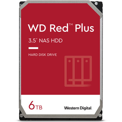 WD 6TB Red Plus 5400 rpm SATA III 3.5