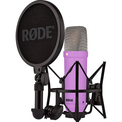 RODE NT1 Signature Series Large-Diaphragm Condenser Microphone (Purple)