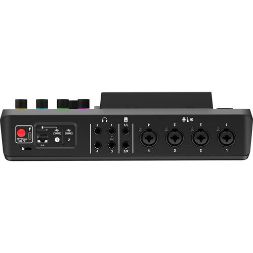 RODE RODECaster Pro II 4-Person Podcasting Kit with PodMics, Studio Boom Arms, Headphones, and Cables