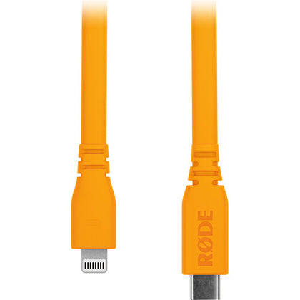 RODE SC19 Lightning to USB-C Cable (Orange, 5')