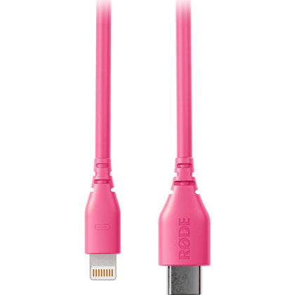 RODE SC21 Lightning to USB-C Cable (Pink, 11.8
