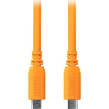 RODE SC27 SuperSpeed USB-C to USB-C Cable (Orange, 6.6')