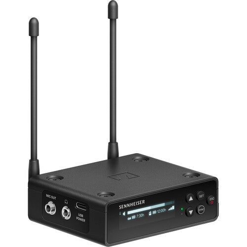Sennheiser EW-DP ME 4 SET Camera-Mount Digital Wireless Cardioid Lavalier Mic System (R1-6: 520 to 576 MHz)