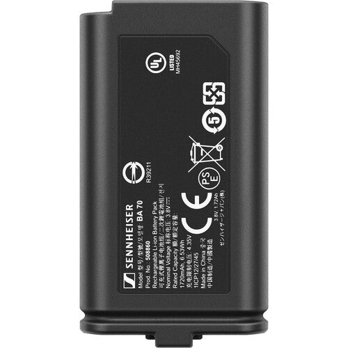 Sennheiser EW-DP ME 4 SET Camera-Mount Digital Wireless Cardioid Lavalier Mic System (R1-6: 520 to 576 MHz)