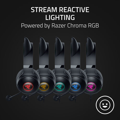 Razer Kraken Kitty V2 RGB Wired USB Headset (Black)