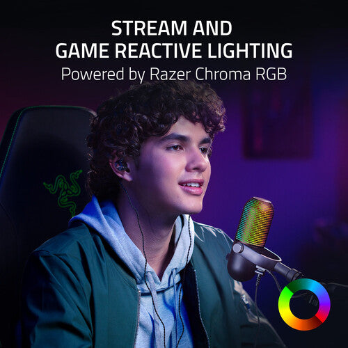 Razer Seiren V3 Chroma RGB USB Microphone (Black)