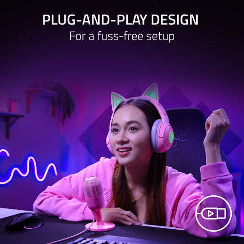 Razer Seiren V3 Mini USB Condenser Microphone (Quartz Pink)