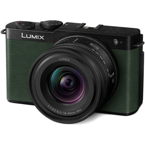 Panasonic Lumix S9 Mirrorless Camera with 18-40mm f/4.5-6.3 Lens (Dark Olive)