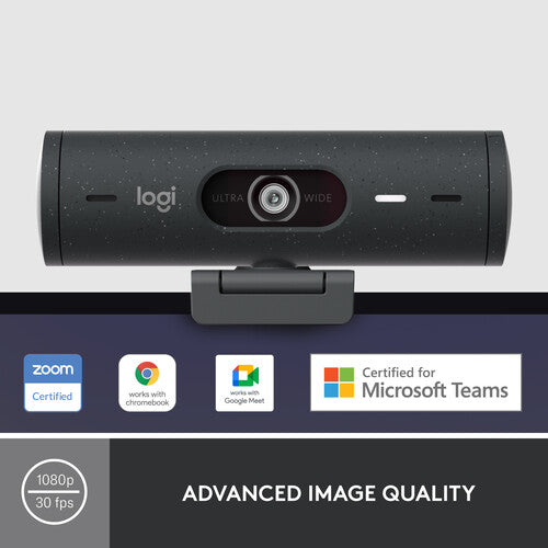 Logitech Brio 500 1080p Full HD Webcam (Graphite)