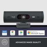 Logitech Brio 500 1080p Full HD Webcam (Graphite)