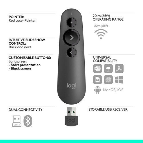 Logitech R500 Wireless Laser Presenter