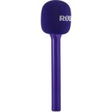 RODE Interview GO Handheld Mic Adapter for Wireless Clip-On Transmitter (Purple)