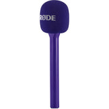 RODE Interview GO Handheld Mic Adapter for Wireless Clip-On Transmitter (Purple)