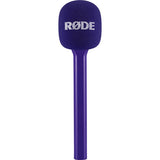 RODE Interview GO Handheld Mic Adapter for Wireless Clip-On Transmitter (Purple)
