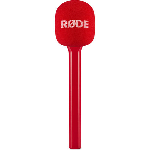RODE Interview GO Handheld Mic Adapter for Wireless Clip-On Transmitter (Red)