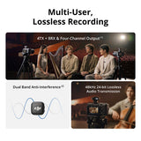 DJI Mic 3 2-Person Compact Wireless Microphone System/Recorder for Camera & Smartphone