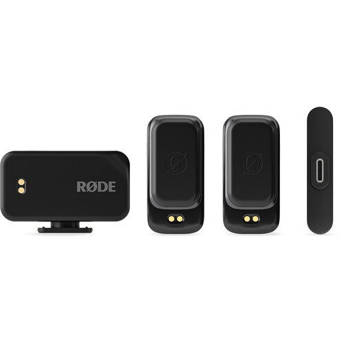 RODE Wireless Micro 2-Person Ultracompact Wireless Microphone Pro System for Cameras and Mobile Devices (2.4 GHz)