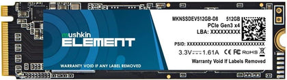 Mushkin SSD Element M.2 512GB PCIe Gen3x4 NVME