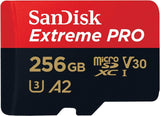 SanDisk 256gb Extreme PRO UHS-I microSDXC Memory Card (U3,Class 10)