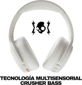 Skullcandy Crusher ANC 2 Over-Ear Noise Canceling Wireless Headphones (BONE)