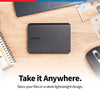 Toshiba 1TB Canvio Advance USB-A 3.2 Gen 1 Portable Hard Drive (Black)