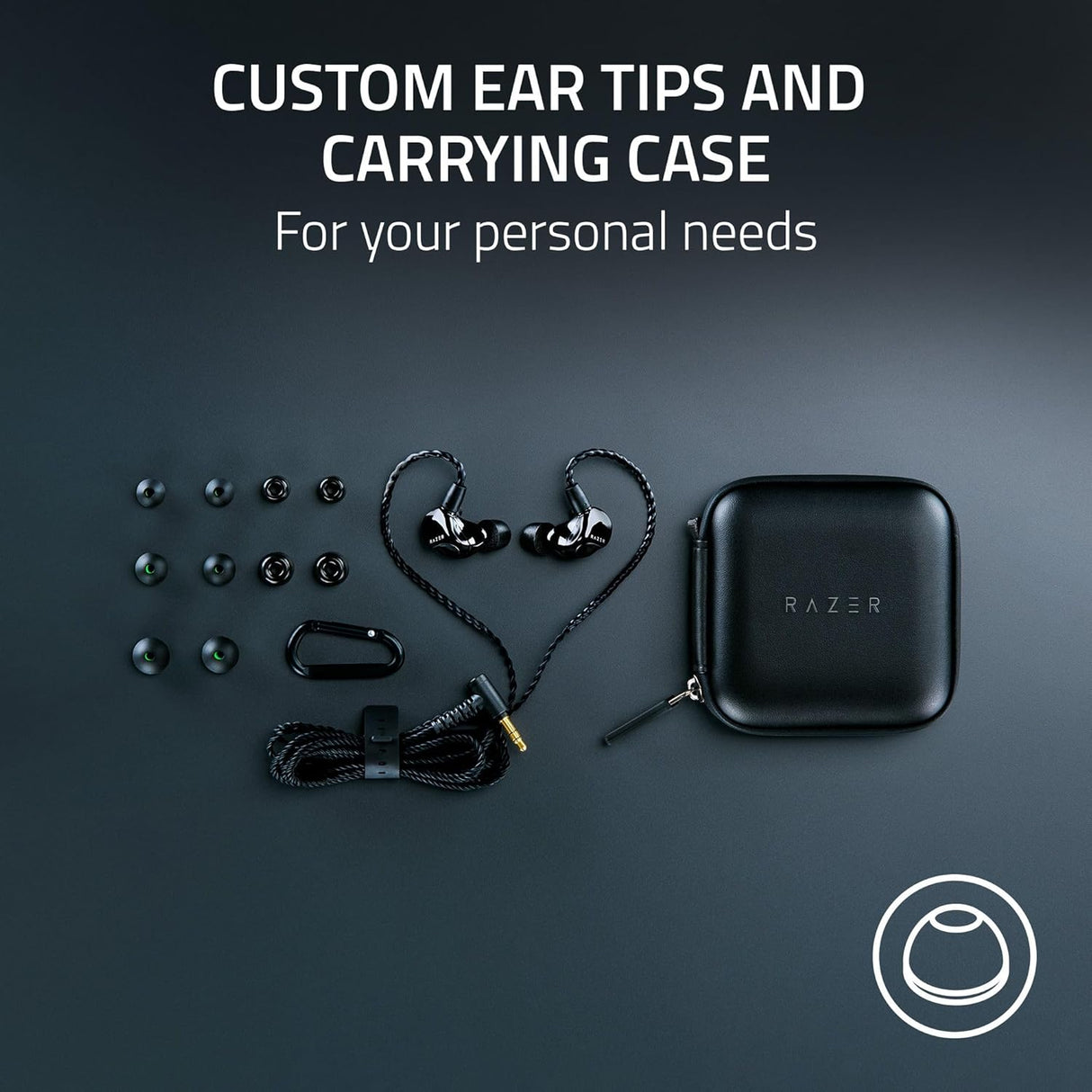 Razer Moray Ergonomic In-ear Monitor for All day Streaming