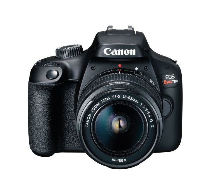 KIT Canon EOS Rebel T100 DSLR Camera with Lentes EF-S 18-55 III/75-300