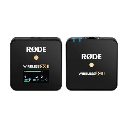 RODE Wireless GO II Single Compact Digital Wireless Microphone System/Recorder (2.4 GHz, Black)