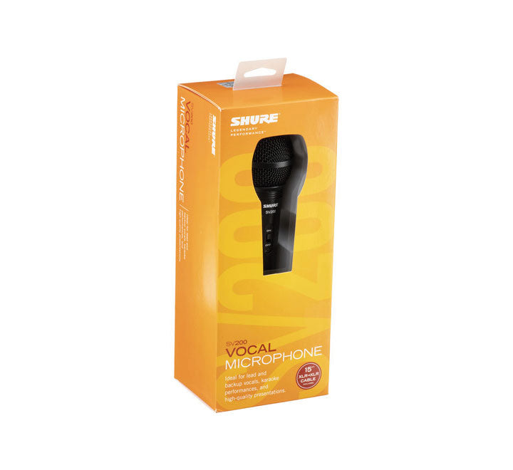 Shure SV200 Vocal Microphone with Dent-Resistant Grille and Cable