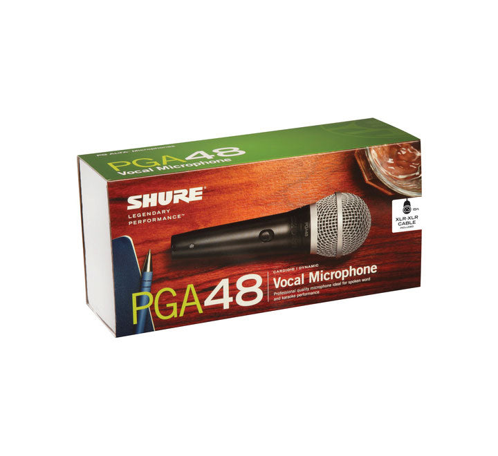Shure PGA48 Dynamic Vocal Microphone (XLR Cable)