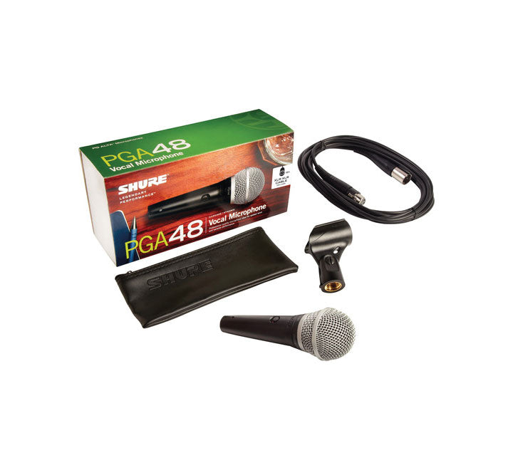 Shure PGA48 Dynamic Vocal Microphone (XLR Cable)